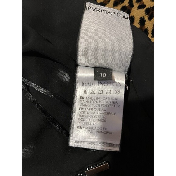 16ARLINGTON Black Sequin Fia Mini Dress Size 10 - Picture 8 of 11